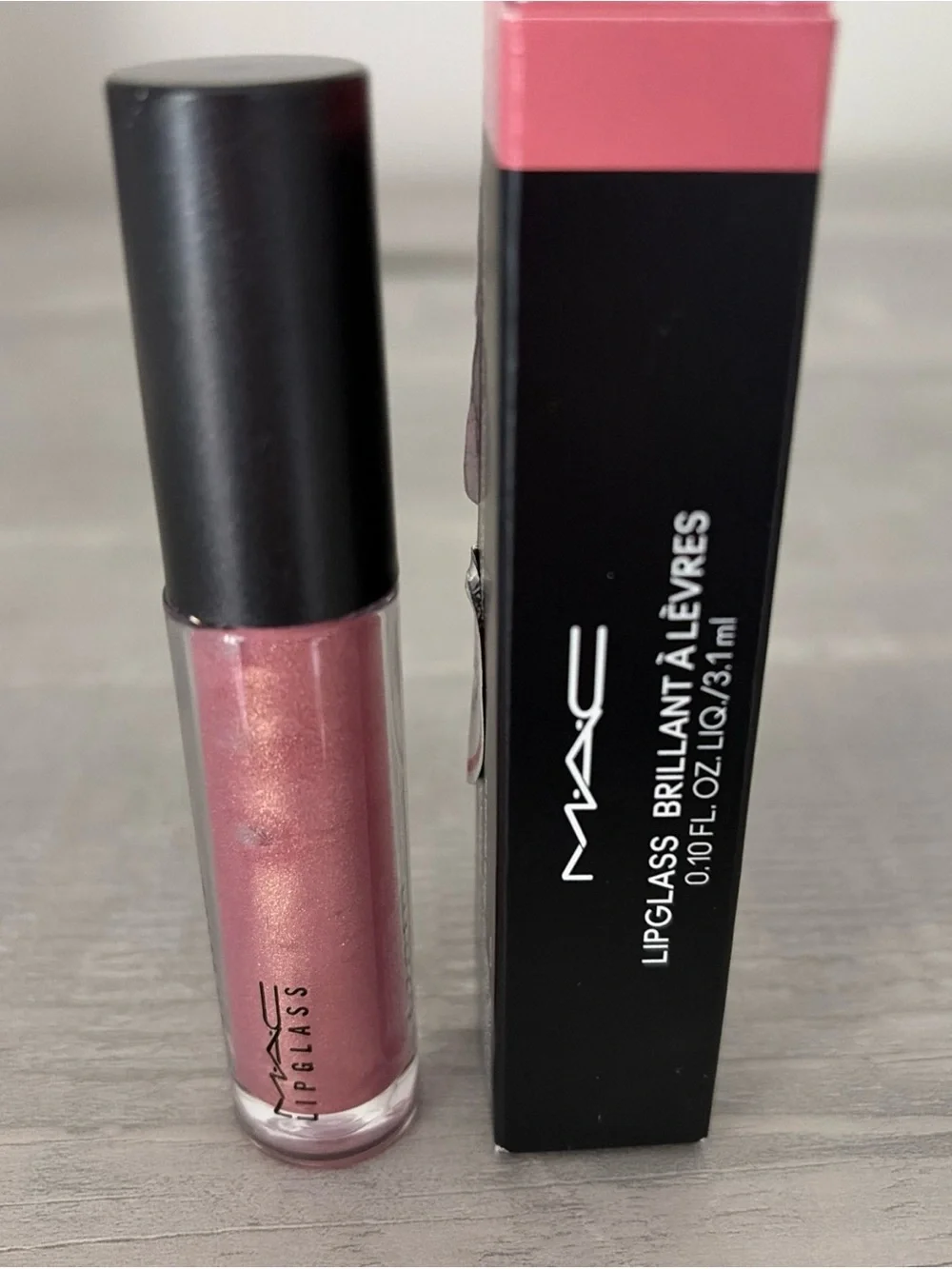 NEW IN BOX MAC LIPGLASS NYMPHETTE 303 - 0.10 OZ